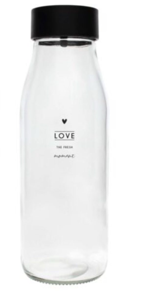 Glasflasche "LOVE"