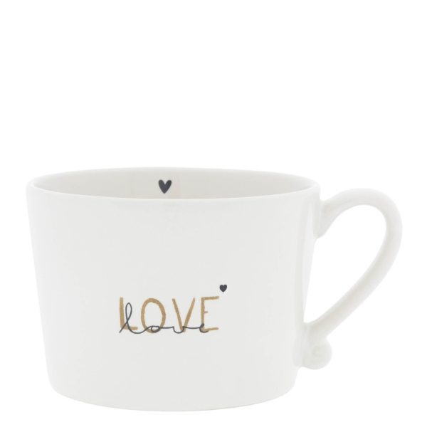 Cup White Double Love, Henkeltasee, Bastion Collections