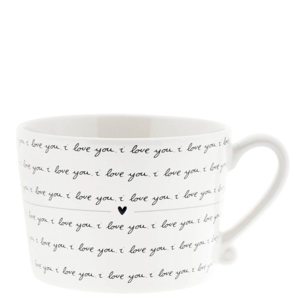 Tasse/Cup White/i love you10x8x7cm