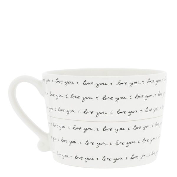 Tasse/Cup White/i love you10x8x7cm – Bild 3