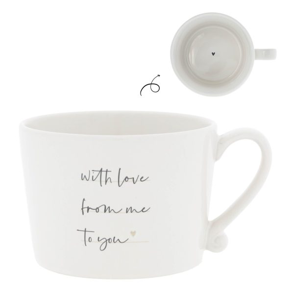 Tasse/Cup White/from me to you10x8x7cm