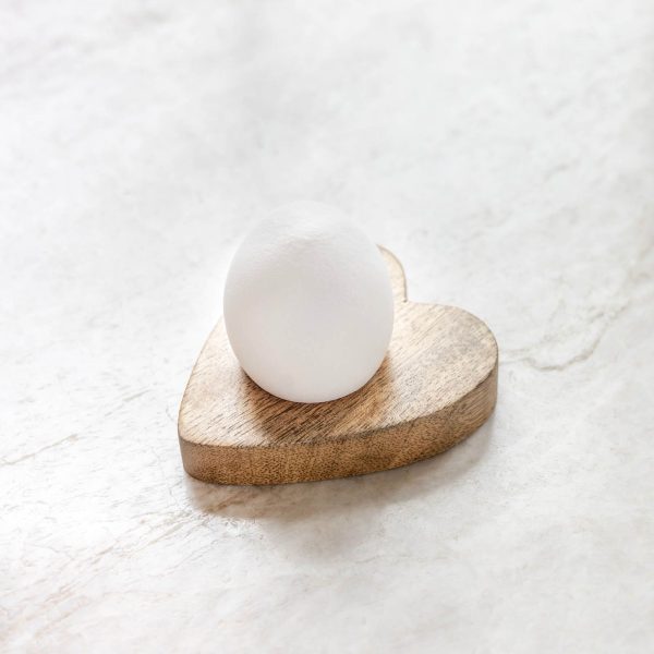 Eierbecher/Egg Cup Wood Natural, 8.5 x 8 cm – Bild 2