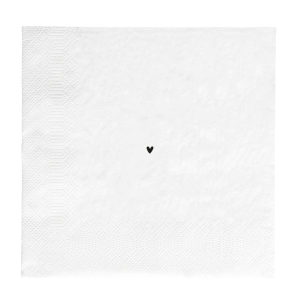 Serviette Napkin White/Somebunny love you 20 pcs. 16,5x16,5cm – Bild 3