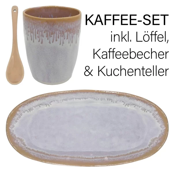 Kaffeeset polarweiß 3 tlg. – Bild 3