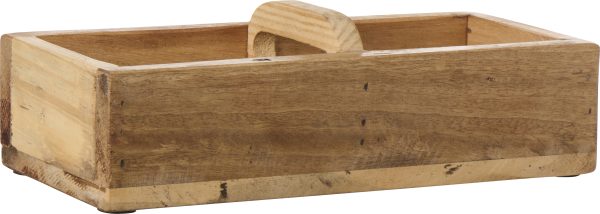 Kiste mit 2 Fächern und Quergriff UNIKA