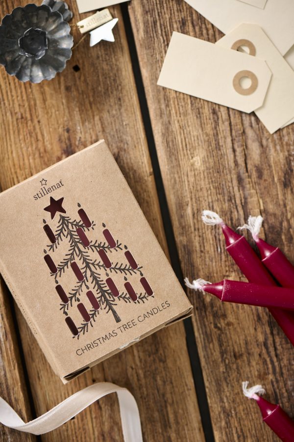 Weihnachtsschachtel mit 12 dünnen Kerzen – Bild 3