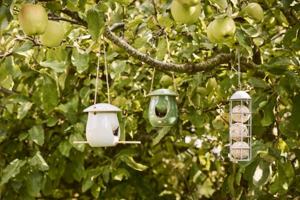 Vogelfutterhaus zum hängen petrol – Bild 2