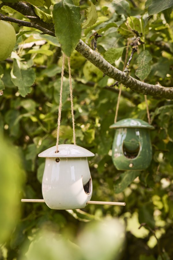 Vogelfutterhaus zum hängen petrol – Bild 3