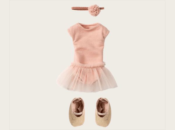 Ballettanzug und Rock rosa, Gr. 2