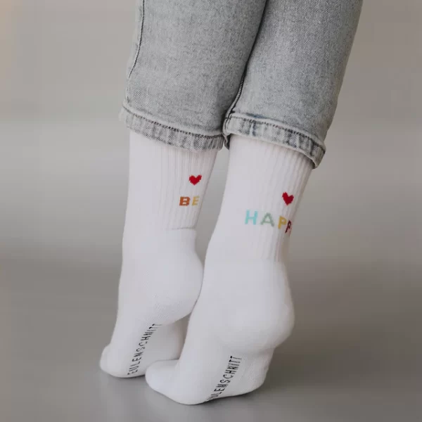 Socken weiß Be Happy Größe 39-42 – Bild 2