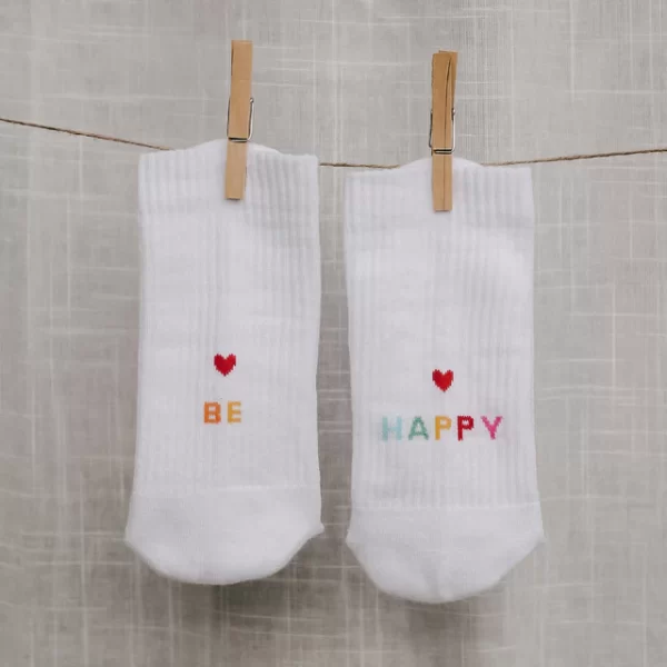 Socken weiß Be Happy Größe 39-42 – Bild 3