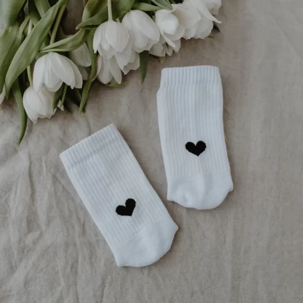 Socken Herz weiß Größe 35-38 – Bild 8