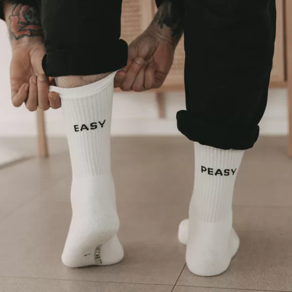 Socken weiß Easy peasy Größe 39-42