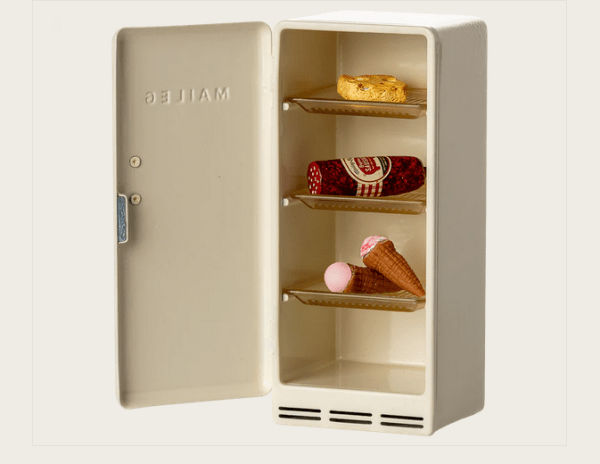 Kühlschrank, Maus - Creme – Bild 4