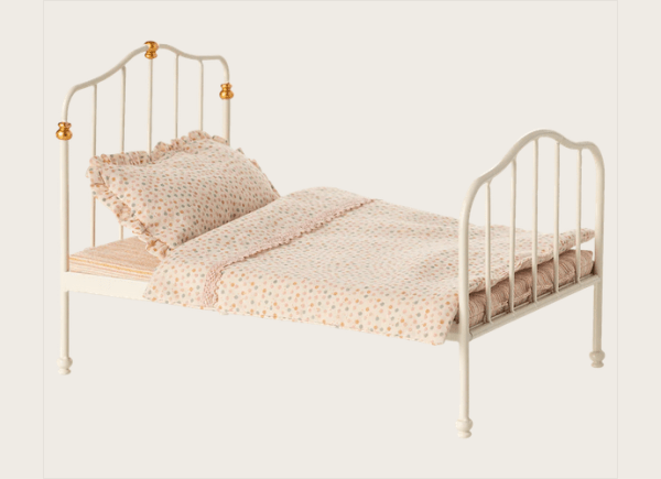 Vintage Bett, Maus - Cremefarben