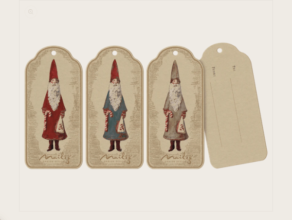 Geschenkanhänger, Nikolaus 12 Stk.