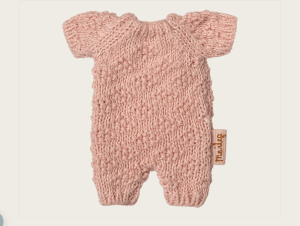 Strickanzug, Mikro - 3 ass. rosa, heather oder blau – Bild 4