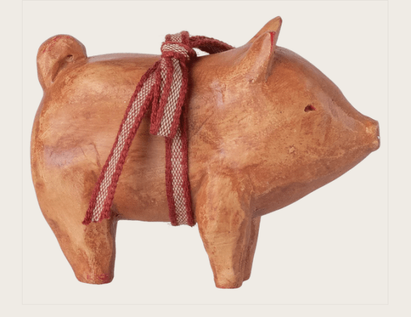 Schwein mit Schleife - Rosa – Bild 2