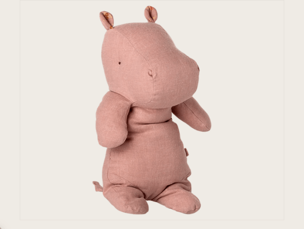 Safari Friends, Nilpferd, Medium – Rosa und Honig – Bild 2
