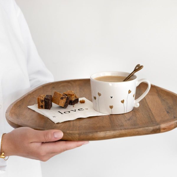 Tasse "Hearts in Bloom" – Weiß – Bild 3