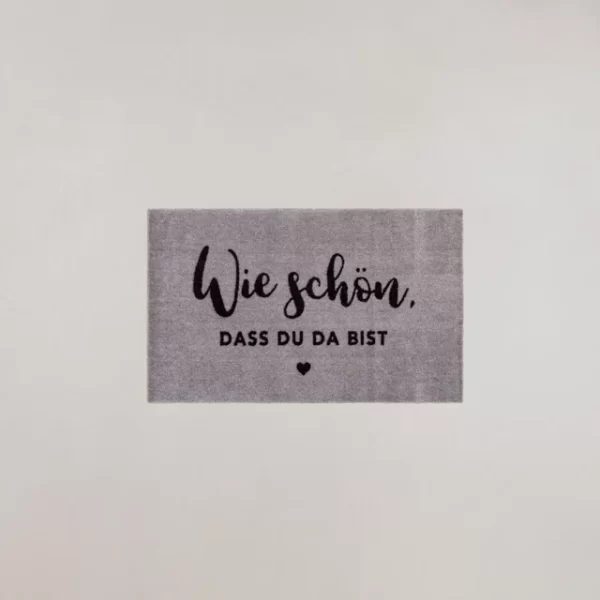 Waschbare Fußmatte "Wie schön" – Bild 4