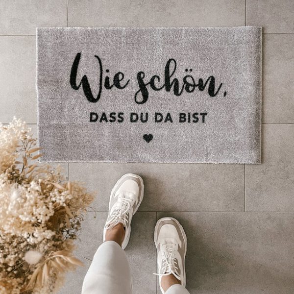 Waschbare Fußmatte "Wie schön" – Bild 7