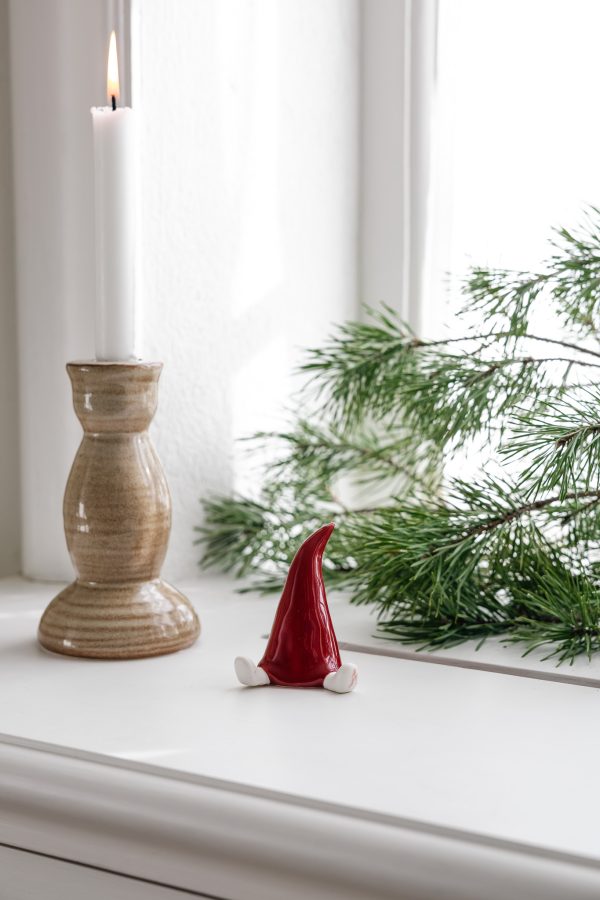 Bezaubernde Weihnachtsdeko: Ture Mini Wichtel (Rot) – Bild 3