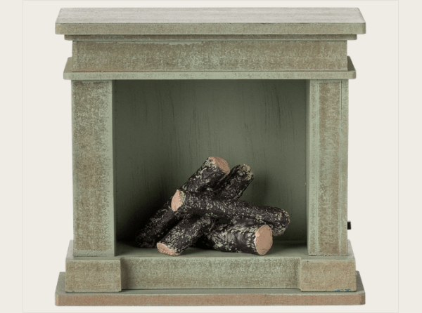 Miniatur-Kamin – Grün – Bild 3