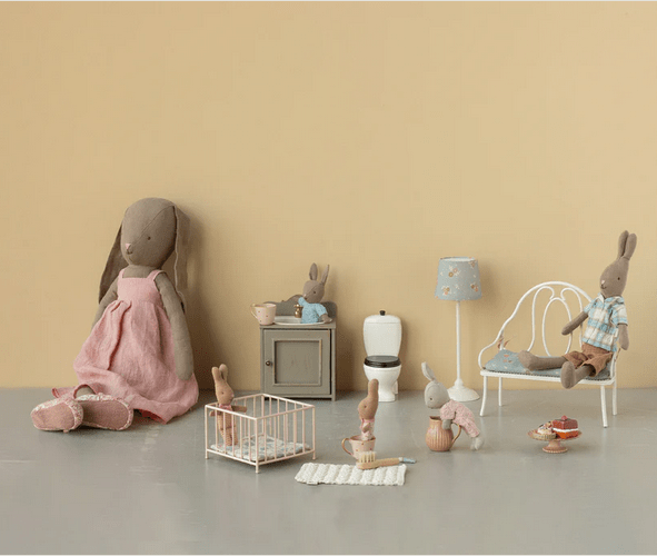 Maileg Laufstall „Playpen 2 ass. : My - Rose und Micro-dunkles Powder – Bild 5