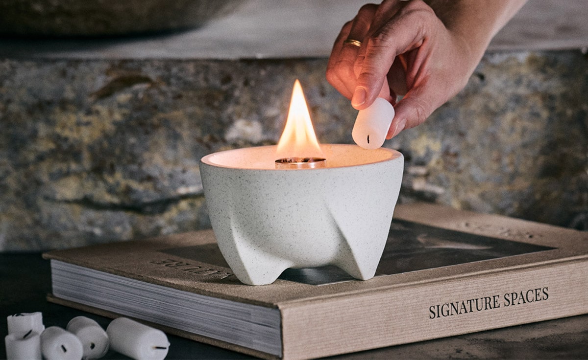 Schmelzfeuer Indoor Albicium von Denk Keramik