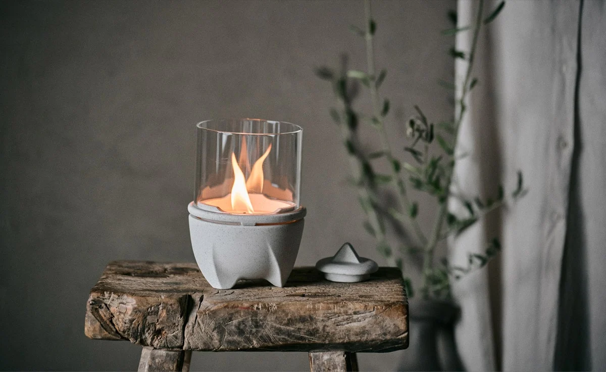 Windglas für Schmelzfeuer Indoor Albicium von Denk Keramik – Bild 8