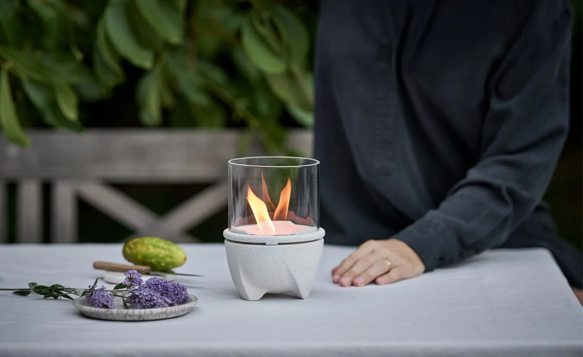 Windglas für Schmelzfeuer Indoor Albicium von Denk Keramik – Bild 10