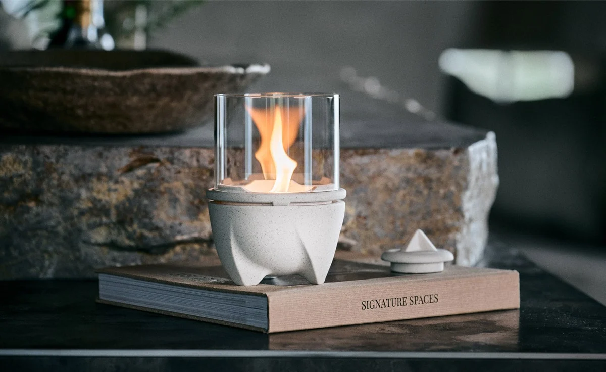 Windglas für Schmelzfeuer Indoor Albicium von Denk Keramik – Bild 11