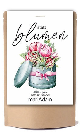 mariAdam Blüten-Salz „statt blumen“