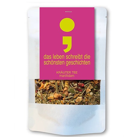 mariAdam Kräutertee „das Leben schreibt die schönsten Geschichten“