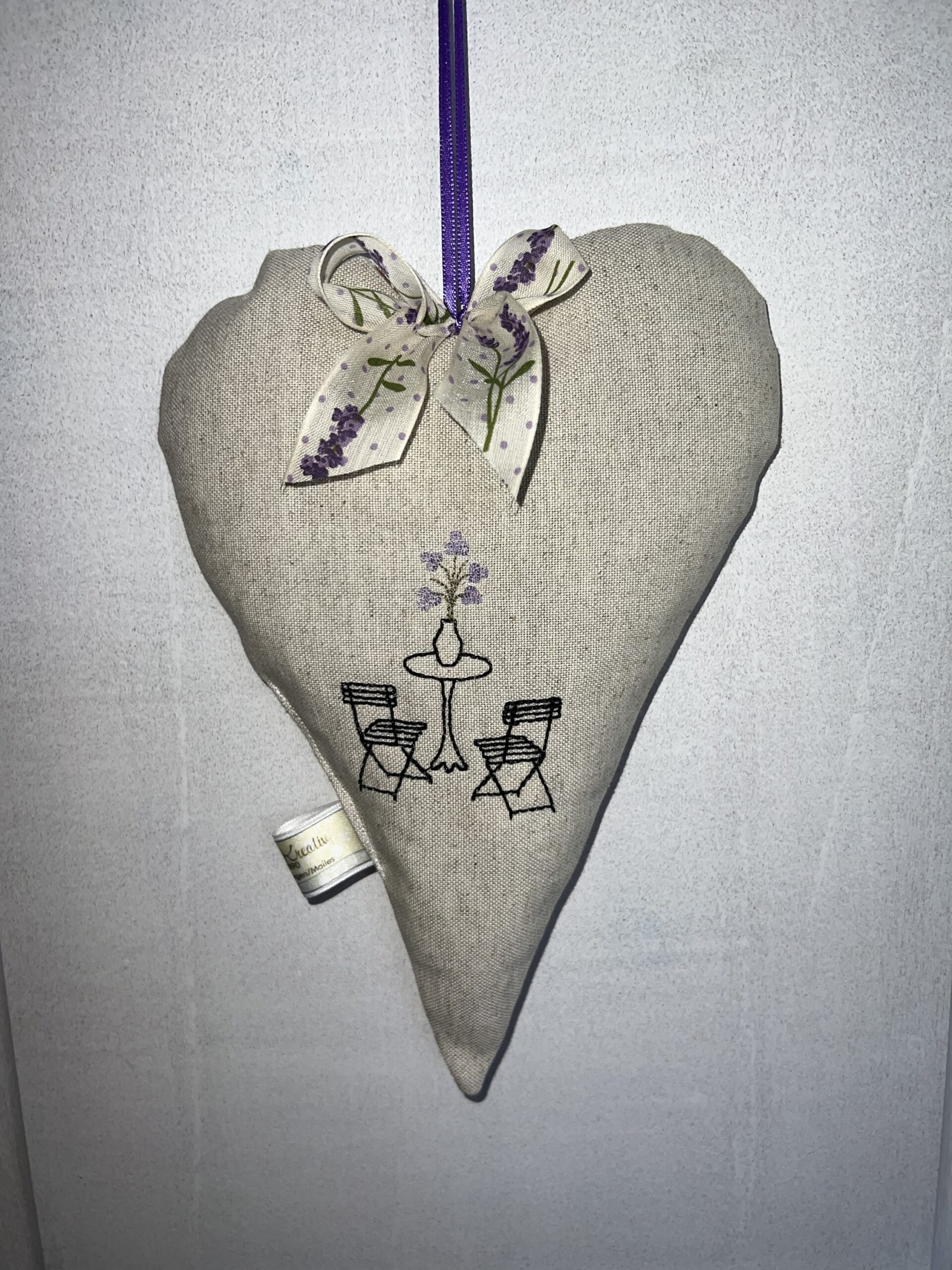Lavendelherzen, verschiedene Designs – Bild 3
