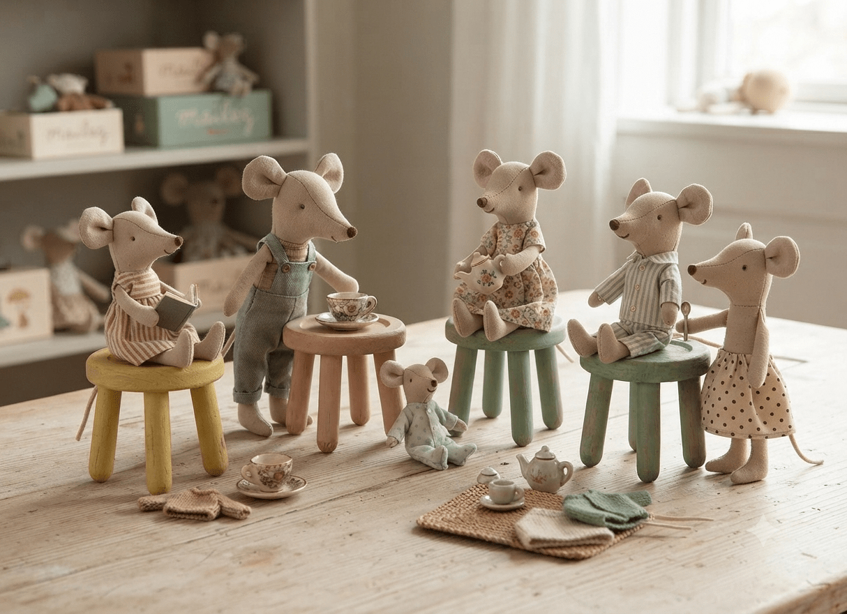 Maileg Hocker-Set (Stool Set) 2 ass.