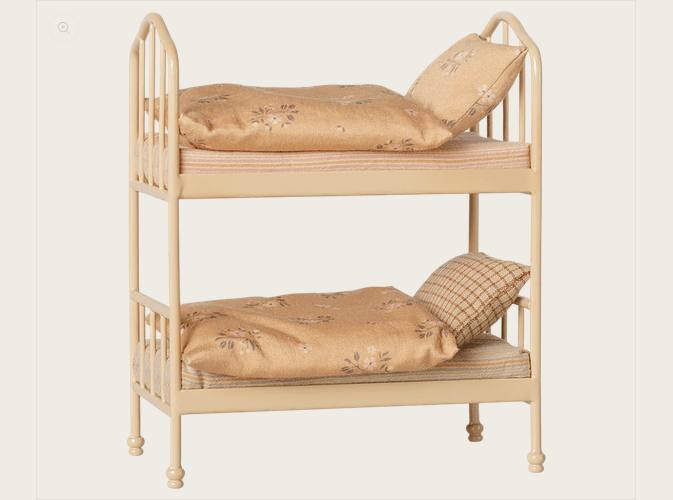 Maileg Stockbett für Mäuse in der Farbe Weizen