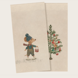 Maileg Servietten „Weihnachtsmäuse“