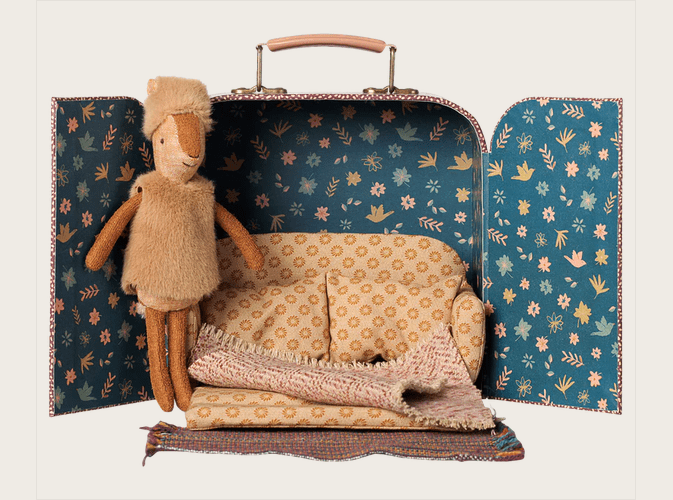 Maileg Koffer-Set mit dem kleinen Schwester Rentier